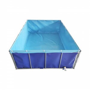 [Hot Item] Factory Price Large Ponds Plastic Fish Farming Tank Portable PVC Tarpaulin Fish