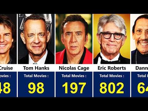 800+ Movies? Hollywood Actors With the Most Movies Ever!