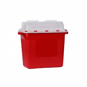 [Hot Item] Custom 3gallon Red Disposable Sharps Medical Waste Container for Hospital Clinic Use