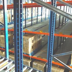 [Hot Item] Pallet Flow Rack High Quality Fifo Warehouse Storage Racks Gravity Pallet Flow Racking First in First out Rack System