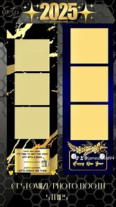 Custom Photo Booth Strips: Canva Overlay, Transparent PNG - Etsy Australia