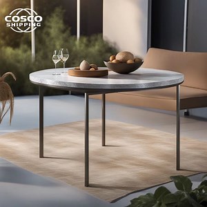 [Hot Item] Cosco Modern Aluminum Round Cafe Table for Garden Hotel