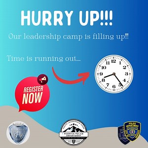 2023 Warwick Youth Leadership Camp. Our camp is open to all Warwick teens who are between the ages of 13 to 16-year-olds. The camp will run in "one-week sessions", for 3 weeks (7/24-7/29, 7/31-8/4, or 8/7-8/11). What will our camp entail? Lunch for campers, Field trips to TreeTrails Adventures Mystic and the American Heritage Museum , team building activities, police investigation skills, land navigation skills, water safety and much more. All this for just $50 per session. City of Warwick, Poli