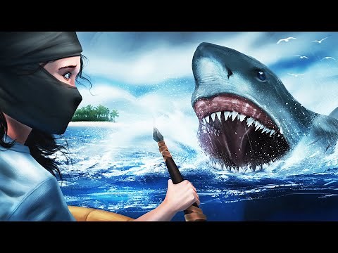 THATS A MEGALODON! - Stranded Deep - Part 7 (Multiplayer)