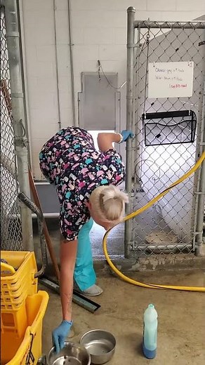 Accidental thong slip while cleaning