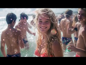 Spring Break Party Video with the Cabana Pool Bar Bikini Girls [4k]