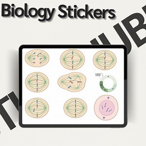 Vibrant Digital Biology Sticker Set - 5 Pages of General Biology Stickers - Etsy Canada