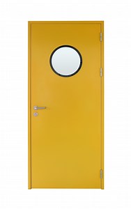 [Hot Item] Cleanroom Single Swinging HPL Panel Doors, with Coated Finish.