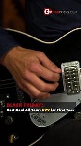 Get everything you need to finally learn guitar: $99 for your first year (84% off). You get: ✓ Full access to 11,000 step-by-step lessons ✓ Custom lesson plan tailored to you ✓ Guitar Tricks Bootcamp ✓ Ultimate Beginner Guide ✓ Guitar Setup Guide ✓ Guitar Soloing Guide ✓ 100 Essential Licks Video Series Total value: $899. Today: $99. Over 4 million players have learned with Guitar Tricks. Stop watching random YouTube videos and start actually playing. | GuitarTricks.com