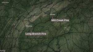 Wildfires continue in East Tennessee, Monroe County wildfire burns 621 acres