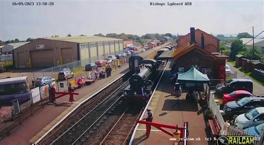 14K views · 347 reactions | 9351 departing Bishops Lydeard station on the West Somerset Railway with a goods train earlier today. What a brilliant 1940’s weekend it has been!  West Somerset Railway Association West Somerset Railway Heritage Trust | Railcam | Facebook