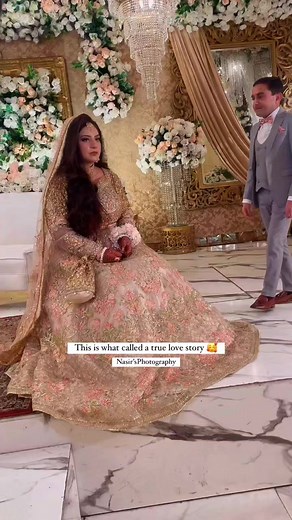 122K views · 750 reactions | This is the most beautiful Bride and Groom video i came across on insta these days ❤️ lots of love and wishes to this lovely couple on their wedding MashAllah. Video @nasirsphotography | All Pakistan Drama Page | Facebook
