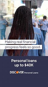 Keep your positive momentum going. Apply for a Discover® personal loan. | Discover