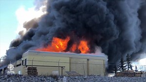 64K views · 325 reactions | Up to 80 homes have been evacuated due to a fire at the Red Deer Ironworks: www.cbc.ca/1.5102368 | CBC Edmonton | Facebook