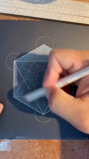 2.5K views · 41 reactions | How to draw the Octahedron, Platonic Solid. fast #natureofflowers #sacredgeometryartist #sacredgeometry #metatronscube #platonicsolides #octahedron | Natureofflowers | Facebook