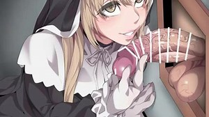 Nun Clean Up Your Sins By Sucking Your Dick And Swallowing All The Cum, Hentai