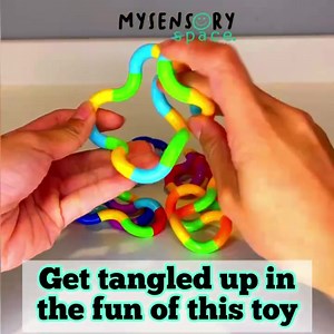 EVERYONE'S FAVOURITE FIDGET TOY! •Tangle style fiddle toy •Incredibly addictive and hugely popular •Pieces twist, bend and tangle •Length 35.5cm Approx •8mm Thickness #sensorytoys #australia #goldcoast #fun #fidgettoy #sensoryplay #kids #sensorytime | My Sensory Space Australia