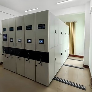 [Hot Item] Mobile Intensive Shelf Factory Storage Files Office Movable Archive Storage Environment - Friendly Mobile Shelving Library Mobile Storage Compact Shelving