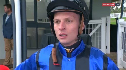 Zac Spain kept Zena Boy in clear galloping room & the gelding duly saluted 👌 Spain has a double at Mornington today ✌️ | Racing.com