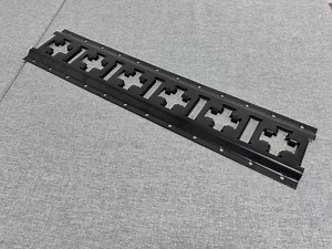[Hot Item] Restraint Loading E X Track Rail Powder Coating Black Horizontal