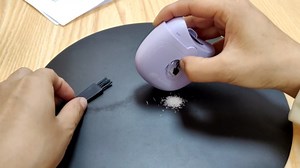 Hunloch Electric Nail Clipper, Electric Nail Trimmer with Nail Clip Storage and LCD Light, USB Rechargeable Automatic Nail Clipper for Adults, Seniors, Babies, Children (White)