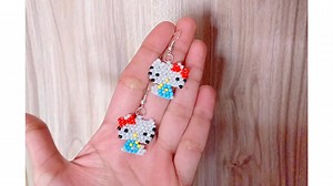 23 reactions · 17 comments | Hello Kitty earrings殺 Beautiful beaded Hello Kitty earrings tutorial uploaded on my YouTube channel 殺 Watch full video here  https://youtu.be/fR5quDBFQcA #BeadedJewelry #beadedearrings #hellokitty #cutejewelry #beading #beadingtutorial #creativecraftsbyfozi | Creative Crafts By Fozi | Facebook
