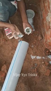 Great Trick To Pvc Pipe #plumbingrepair #plumbing #plumber | Vijay Xyz Tricks