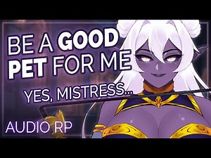 Bought By A Dark Elf Mistress~ [Dominant] [Drow] [Pet] [ASMR Roleplay] [F4M]