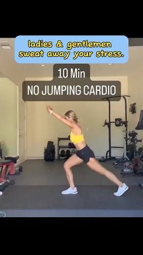 8.4K views · 182 reactions | No jumping cardio workout #workout...