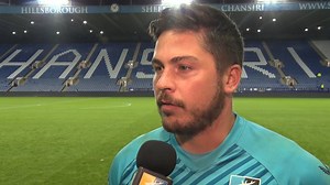 🗣️ Hear from goalkeeper Christy Pym after we advanced into round three of the Carabao Cup with a penalty shootout victory at Hillsborough. #Stags 🟡🔵 | Mansfield Town Football Club