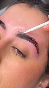 The finishing touches make all the difference 🤩🤩 @cleangirl.studio perfects this brow using Stain Hybrid Dye in shades 'Toasted Taupe' 'Perfecto Brown' for long-lasting, multi-dimensional definition. | Brow Code Professional