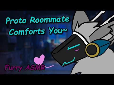 [Furry ASMR] [M4A] Protogen Roommate Comforts You After a Long Day~