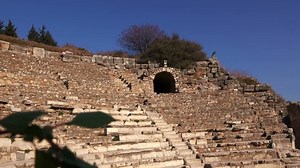 Ruins Ancient City Ephesus Turkey: стоковое видео (без лицензионных платежей), 1040151695 | Shutterstock