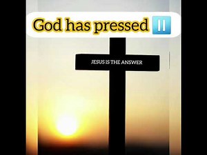 God has pressed pause - Mamina Lumande