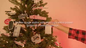 Tackle tough stains with the Maytag Washer with Extra Power! The Power™ Agitator and Extra Power Button ensure a deep, thorough clean for all your holiday linens and sweaters. #ABCWarehouse #HolidayDeals #Day9 #Maytag #ToughStains | ABC Warehouse