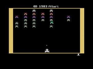 Galaxian Atari 2600 PAL Gameplay
