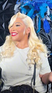 25K views · 791 reactions | I love blonde hair with red lips殺 this turned out sooooo pretty #fyp #wiginstall #blondehair #redlips #glammakeup | Drekia Shanklin | Facebook