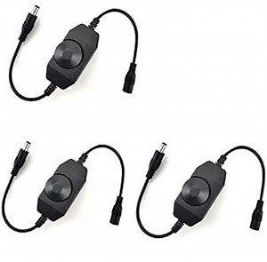 LED Strip Lights Dimmer Switch Stepless Compatible for LED Dimmable Lights, LED Rope Light 3528,5050,5630(3 Pack) - Amazon.com