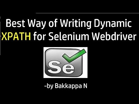 Selenium Tutorial for Beginners || How to Write Dynamic XPath in Selenium WebDriver