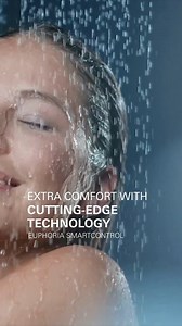 Achieve the perfect shower flow every time with GROHE Euphoria SmartControl. With the push and turn button, you can easily adjust the water volume and temperature to your liking. This means no more endless adjustments to get the perfect water temperature and flow. #GROHE #Euphoria #SmartControl #Bathroom #GROHEShowers #Sustainable #Technology | GROHE