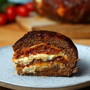 Giant Lasagna Stuffed Meatball | Twisted