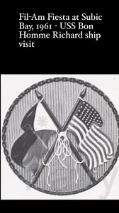 1.4K views · 28 reactions | Fil-Am Fiesta at Subic Bay, 1961. Subic Bay was the first "open house" the USS Bon Homme Richard held throughout the Far East and the 40,000 visitors the “Bonnie Dick” received here during the Fil-Am Festival was the largest of all. Photos from the 1961 USS Bon Homme Richard Westpac Cruise Book | TAGA GAPO KA BA? Olongapo and Subic Bay Memories | Facebook