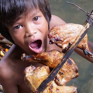 Cooking chicken in forest 🍗🍗🍗 Follow: WOW Survival -- #Survival #Cooking #Eating | WOW Survival