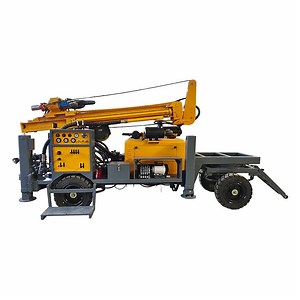 [Hot Item] with CE Certificate Sw-260c Trailed Type Water Bore Hole Drilling Tube Well Boring Machine