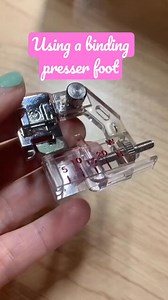 18K views · 128 reactions | Using a binding/bias tape presser foot...