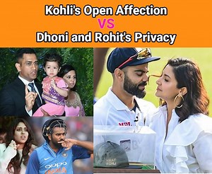 Virat Kohli loves the limelight, sharing on-field kisses, while Dhoni and Rohit Sharma keep it low-key off-field. Explore the contrasting love stories of these cricket stars! #viratkohli #rohitsharma #dhoni #cricket #pinkvilla | PinkVilla
