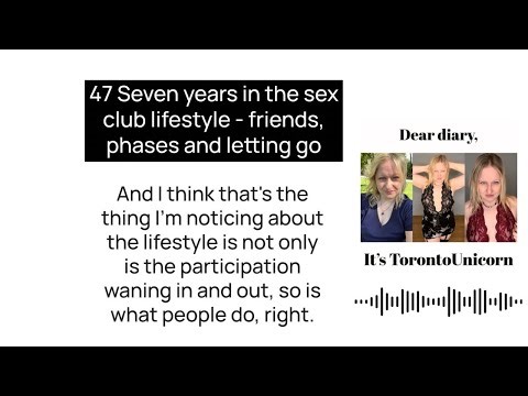 Seven years in the sex club lifestyle… and things changed