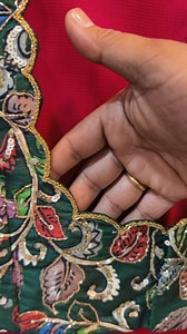 Beautiful kalamkari blouse from varnika collections. Whatsapp : 9030465843 | Valli Weaves