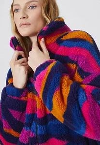 [Hot Item] Women Fashion Fleece Coat Jacket with Print Fleece for Winter Warm