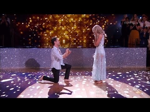 Watch Professional Dancers Get Engaged In The Middle of 'DWTS'